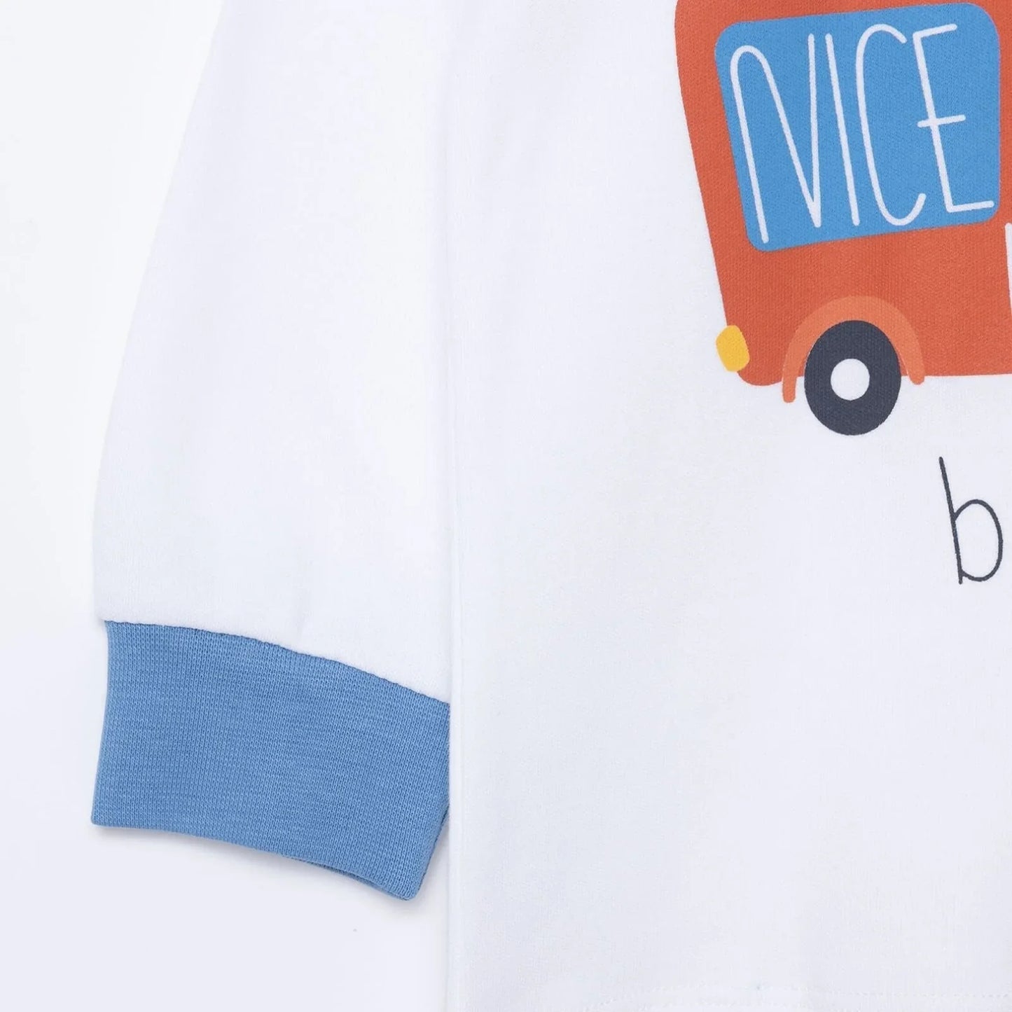 HelloBaby Christmas Baby Boy Long Sleeve Pyjamas Set - Ecru