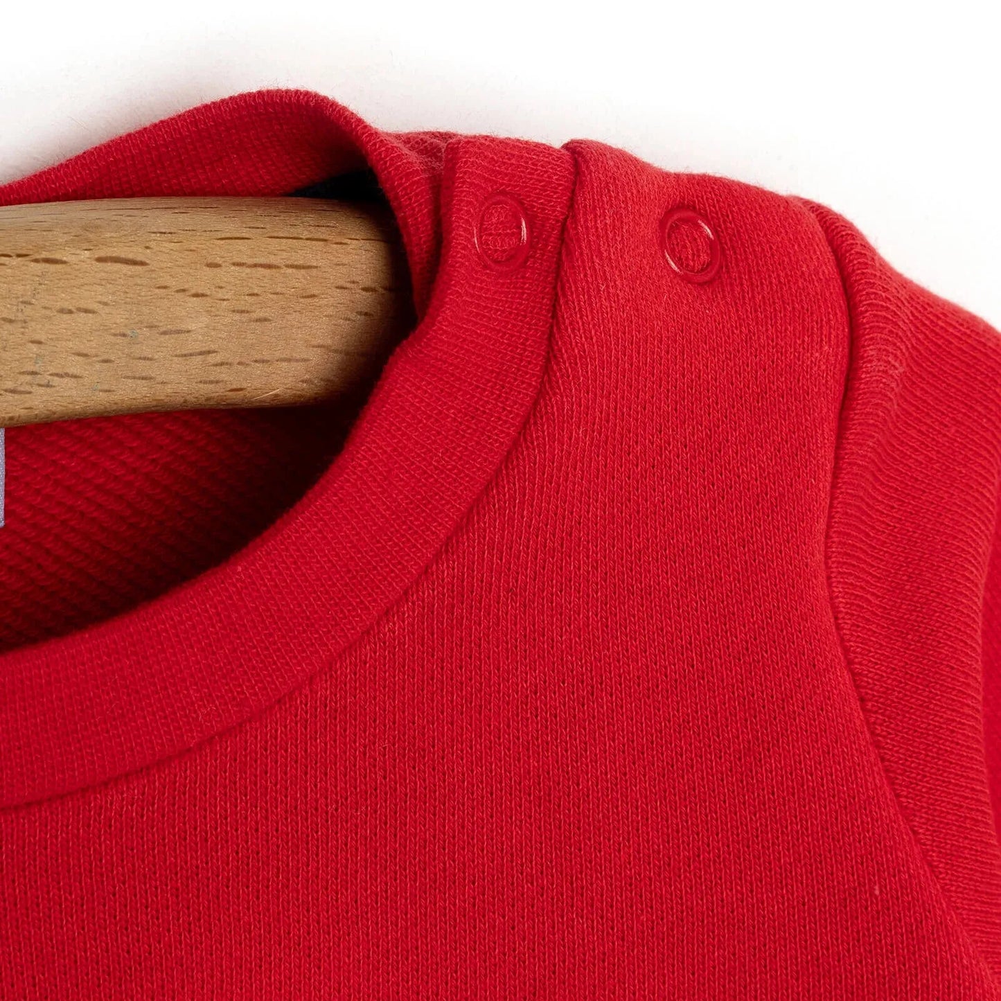 HelloBaby Snowman Sweatshirt-Footed Bottom - Red