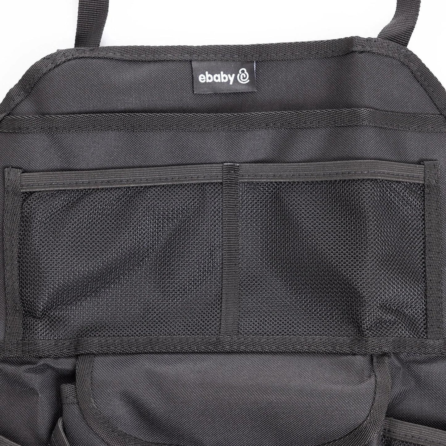 ebaby Plain Backseat Organiser - Black - mezetto