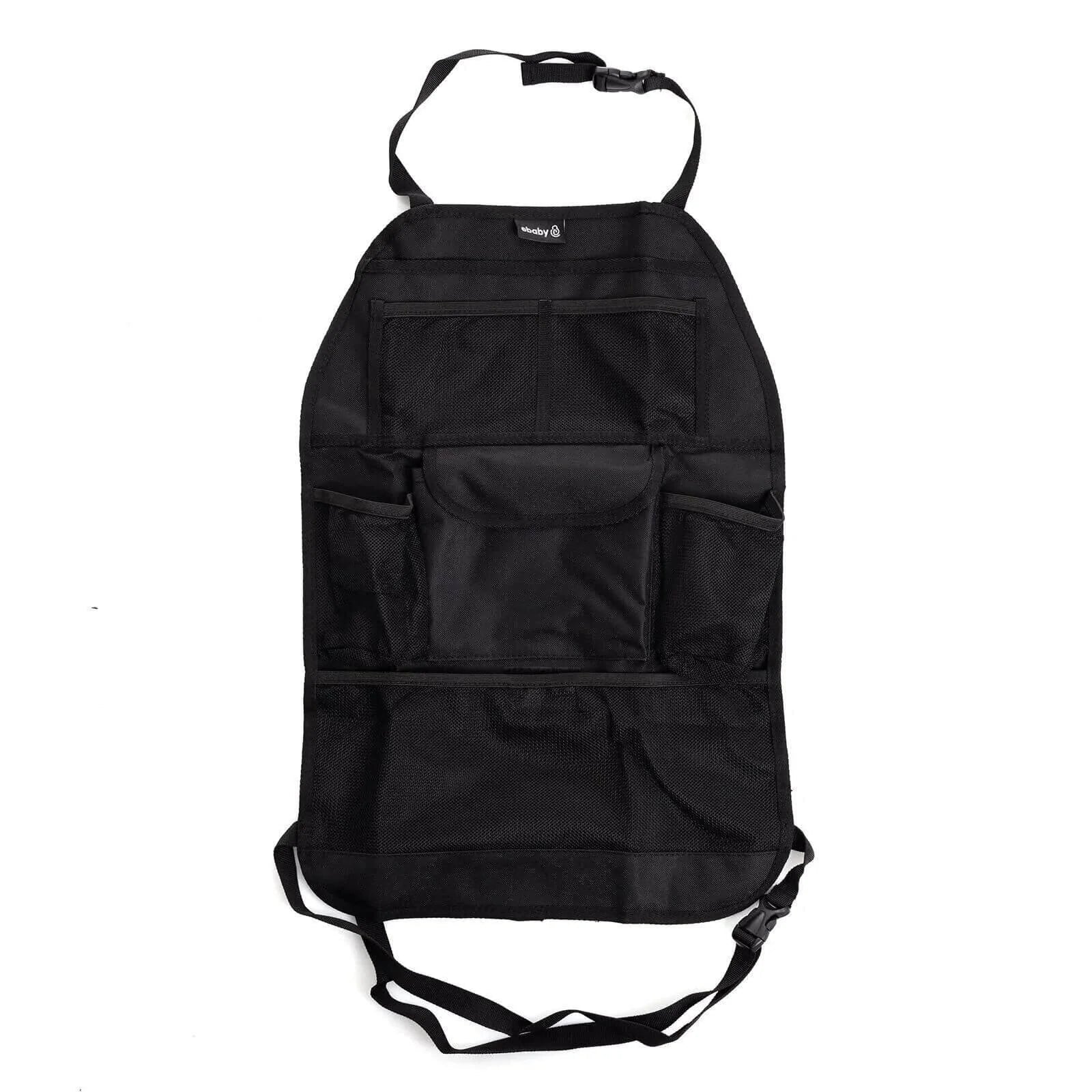 ebaby Plain Backseat Organiser - Black - mezetto