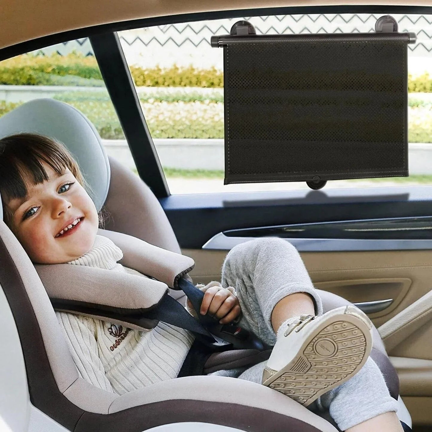 ebaby Roller Sunshade 2 pcs - Black - mezetto