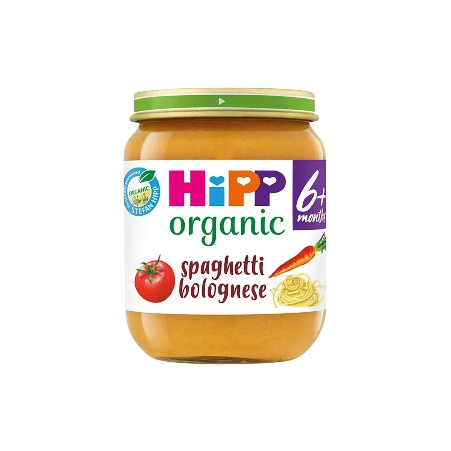 HiPP Organic Spaghetti Bolognese Baby Food Jar 6+ months 125g
