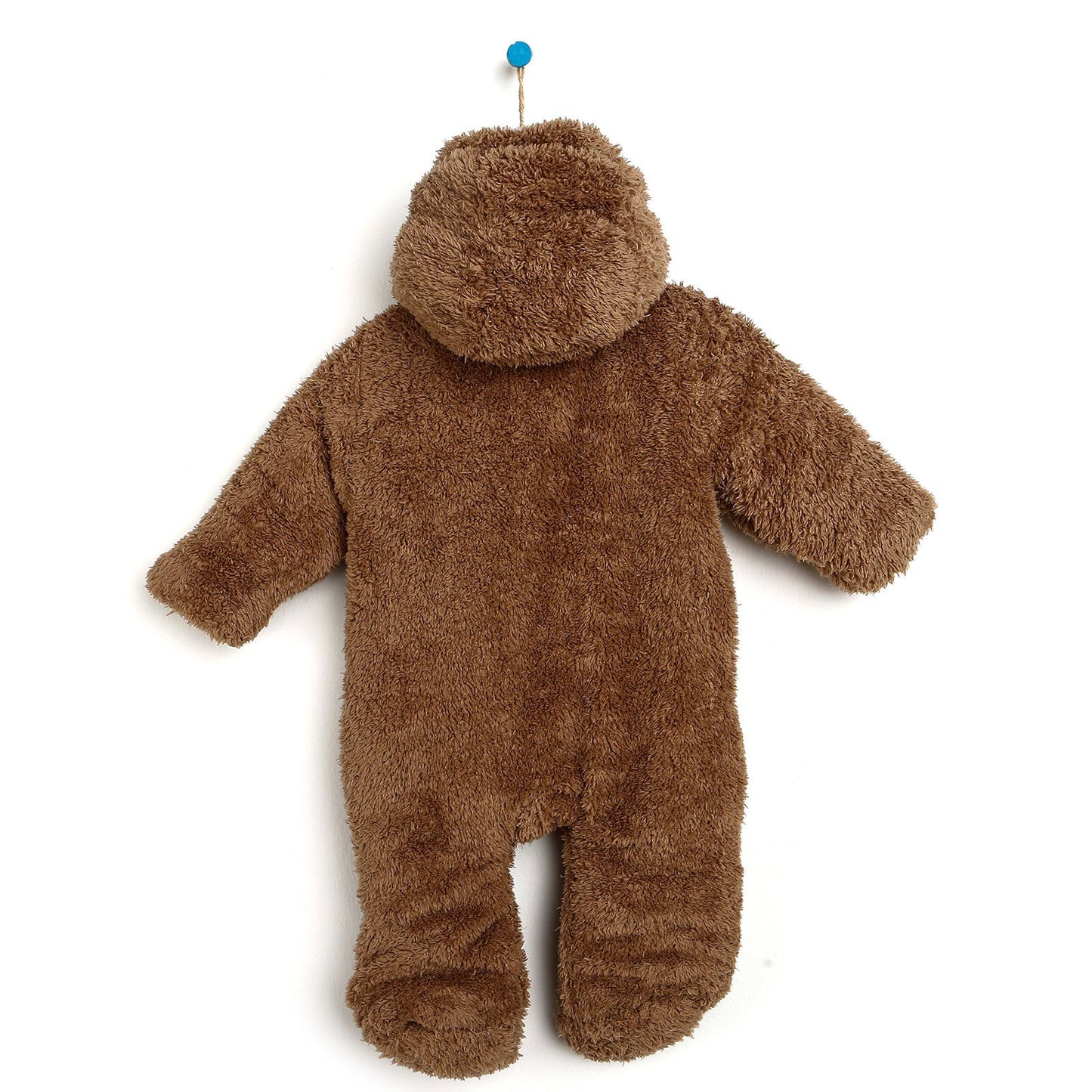 Verscon Welsoft Footed Jumpsuit - Brown