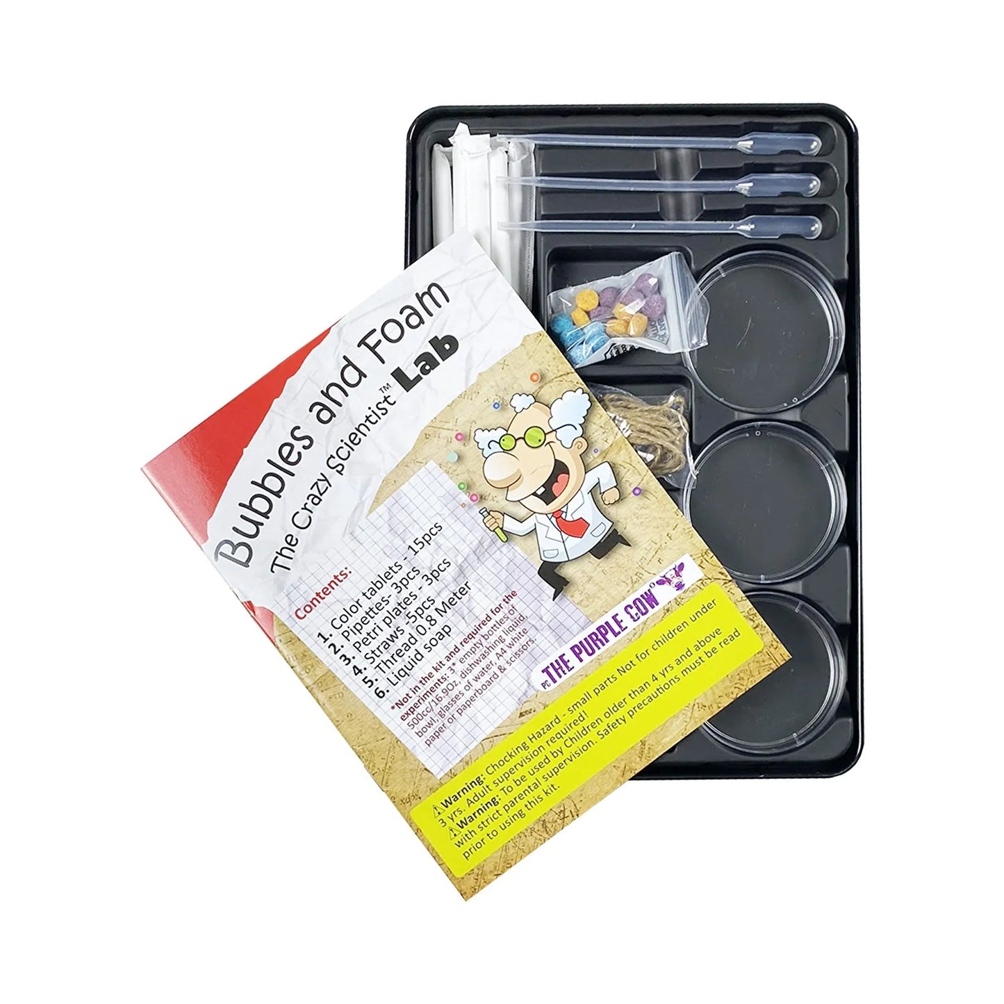 The Purple Cow Crazy Scientist LAB Bubbles & Foam