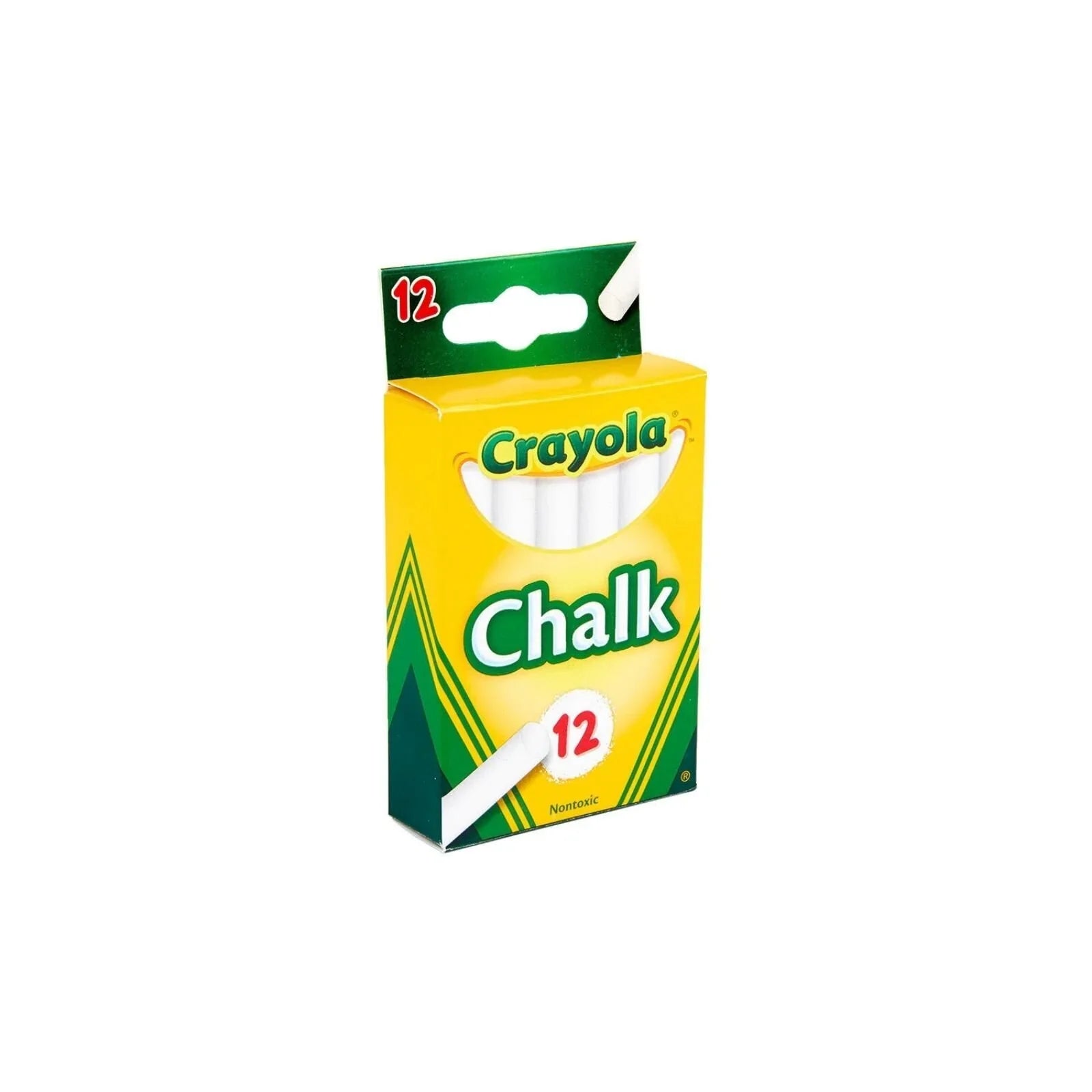 Crayola White Chalk 12 pcs