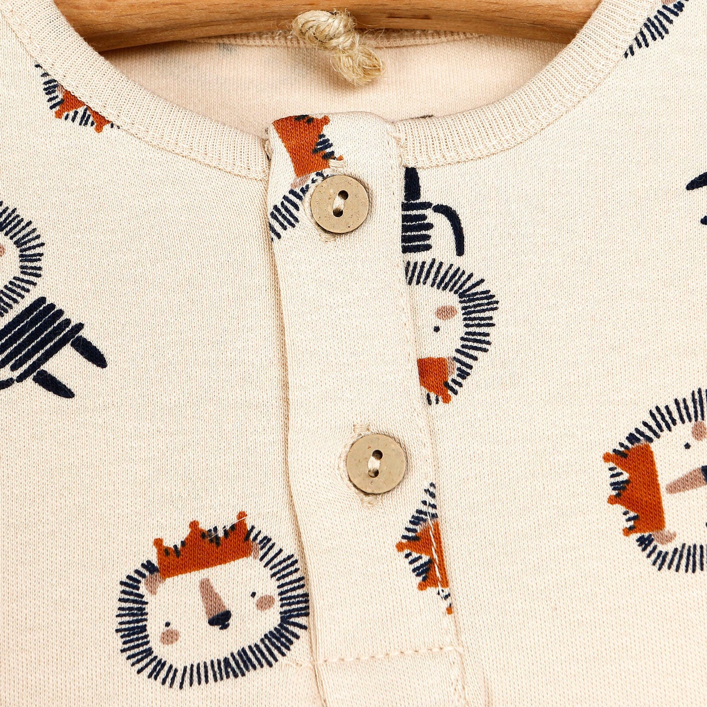 HelloBaby Sweatshirt-Vest-Bottom - Brown