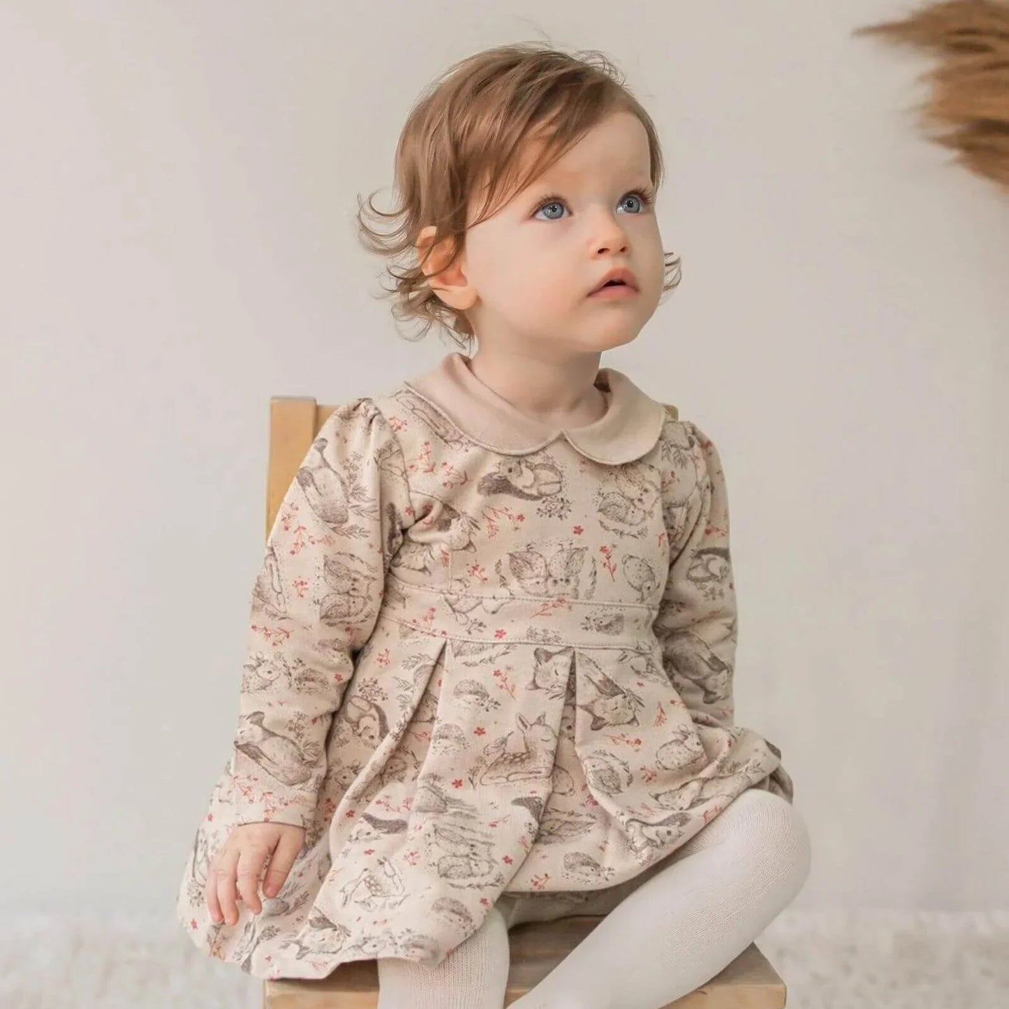 Kitikate Organic Grace Dress with Tights