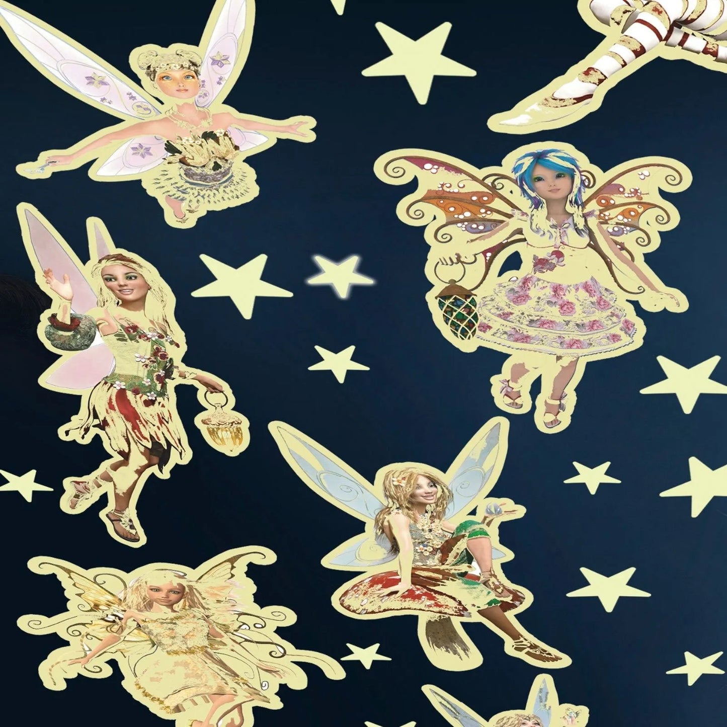 The Original Glowstars Company Glitter Stars & Fairies