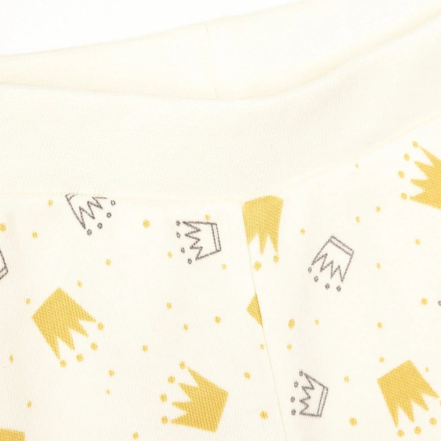 HelloBaby Basic Baby Girl Crown Printed Footless Bottom 2 pcs - Lilac