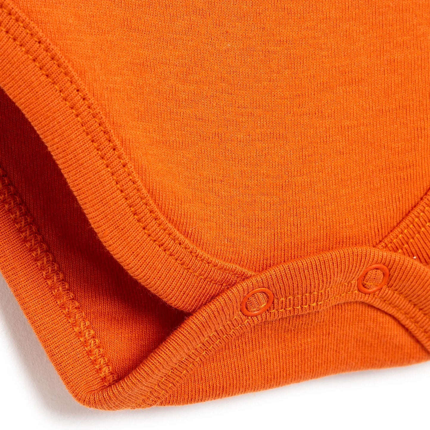 HelloBaby Short Sleeve Bodysuit - Dark Orange