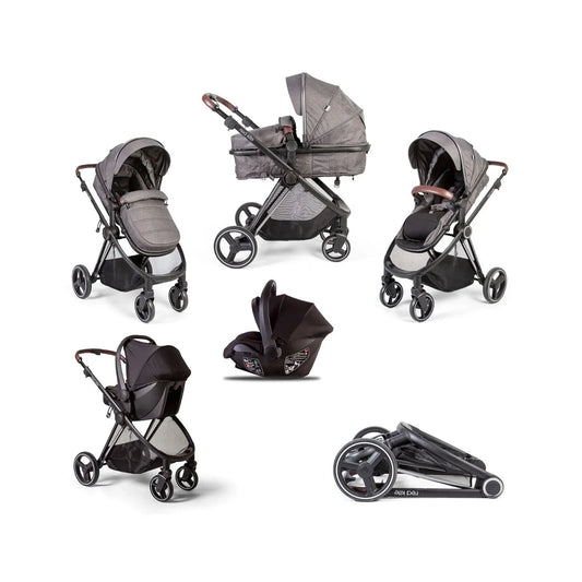 Red Kite Push Me Pace i-Size 3-in-1 Travel System - Grey