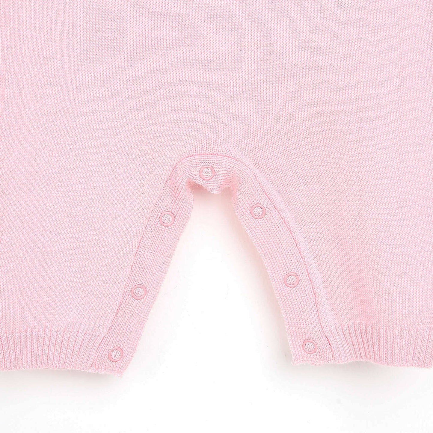 HelloBaby Newborn Knit Baby Elephant Jumpsuit - Light Pink