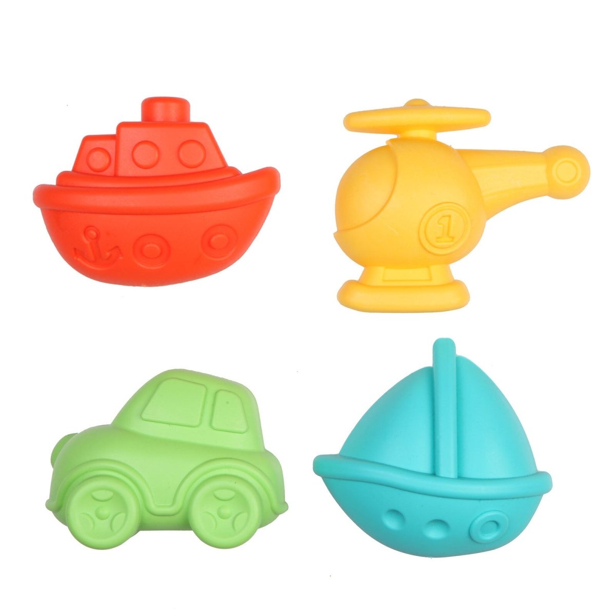 Let's Be Child Sand Mold - Vehicles 4 pcs Assorted