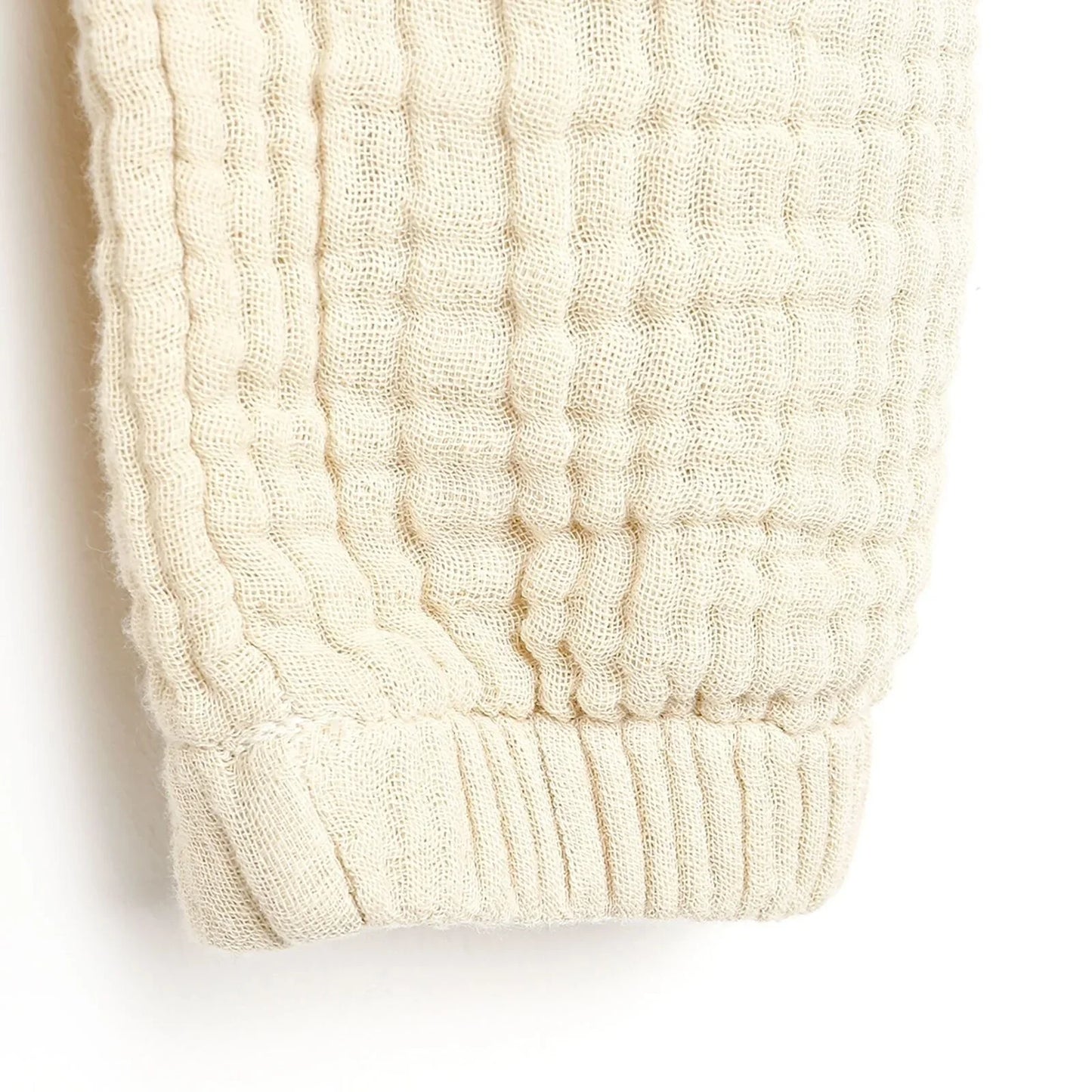 HelloBaby Newborn Muslin Overalls-Sweatshirt - Beige