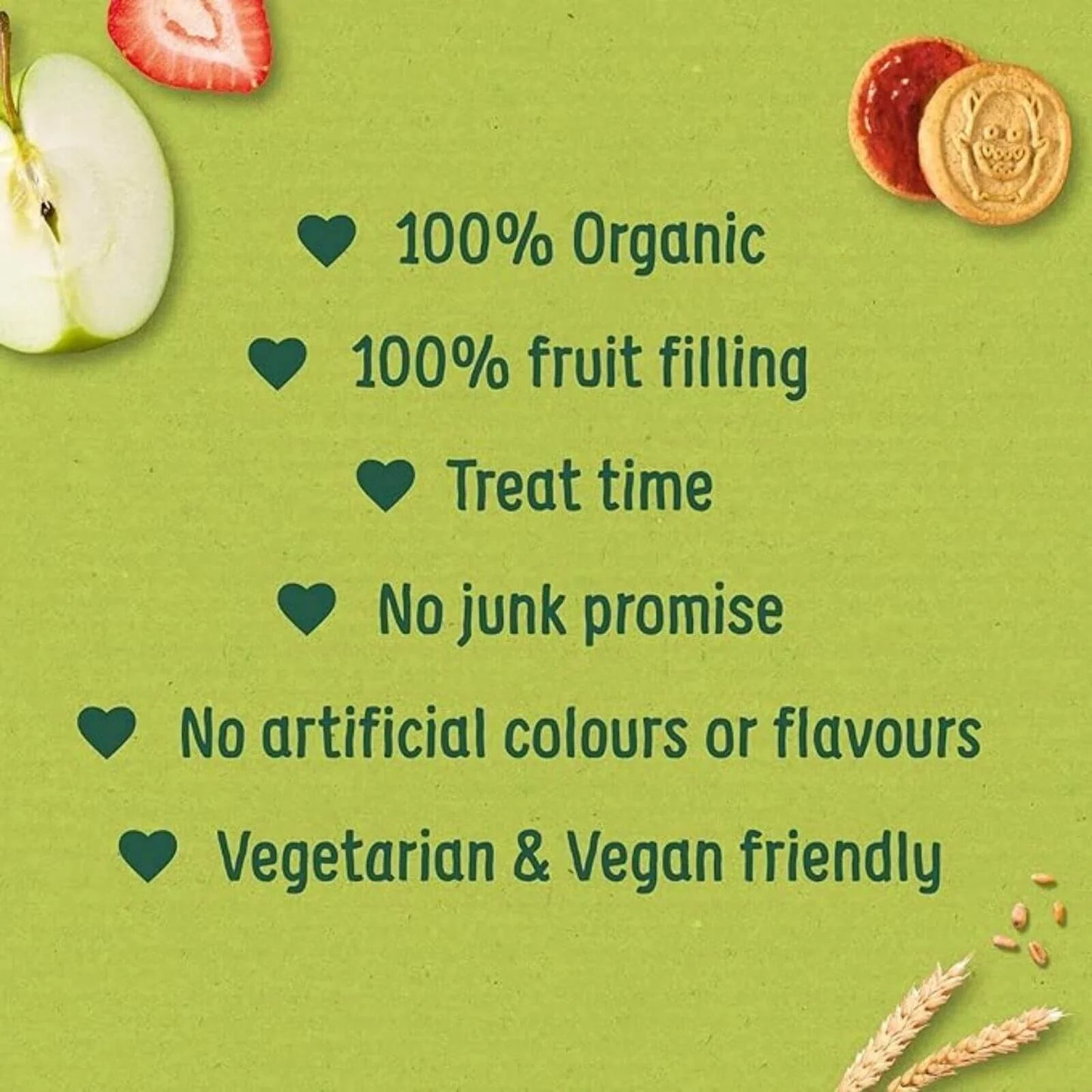 Organix Jammie Monsters 18+ months 64g (8x8g)