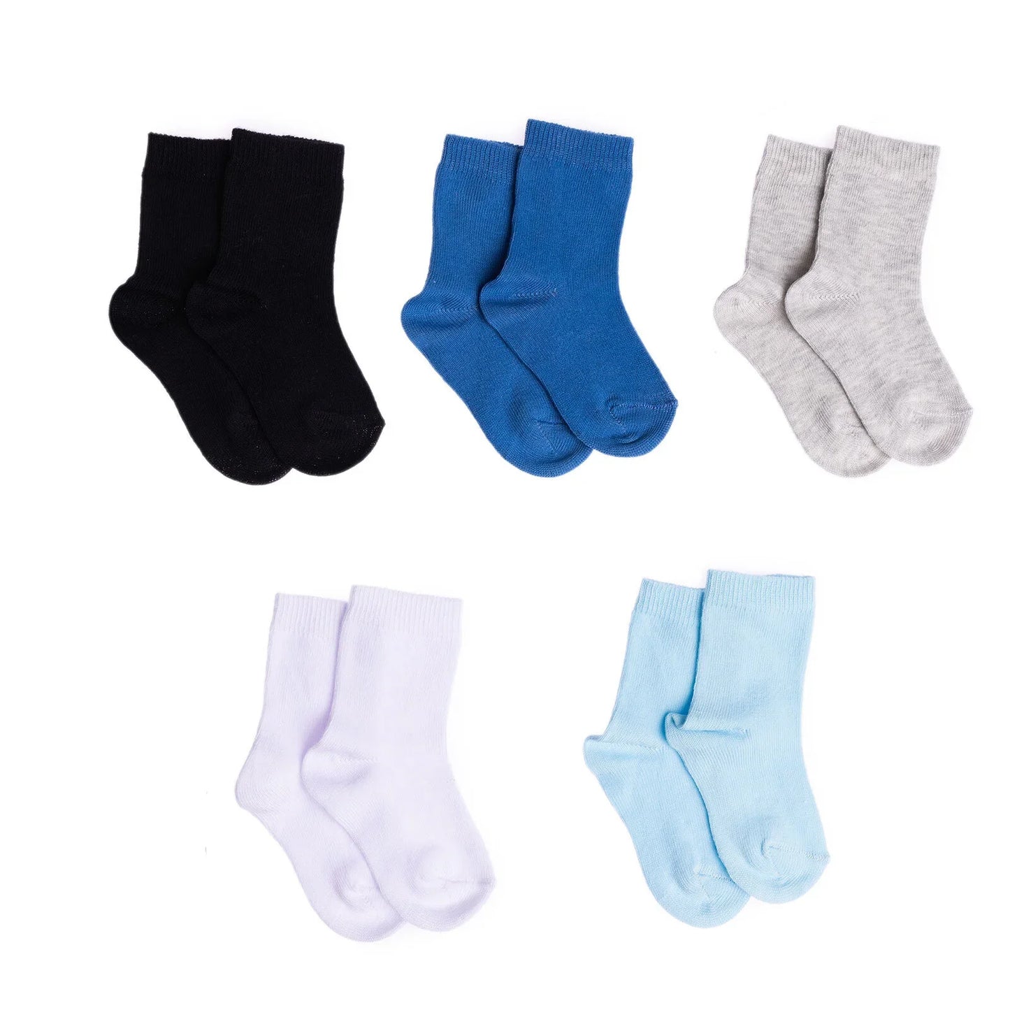 HelloBaby Baby Boy Socks 5 pcs - Blue