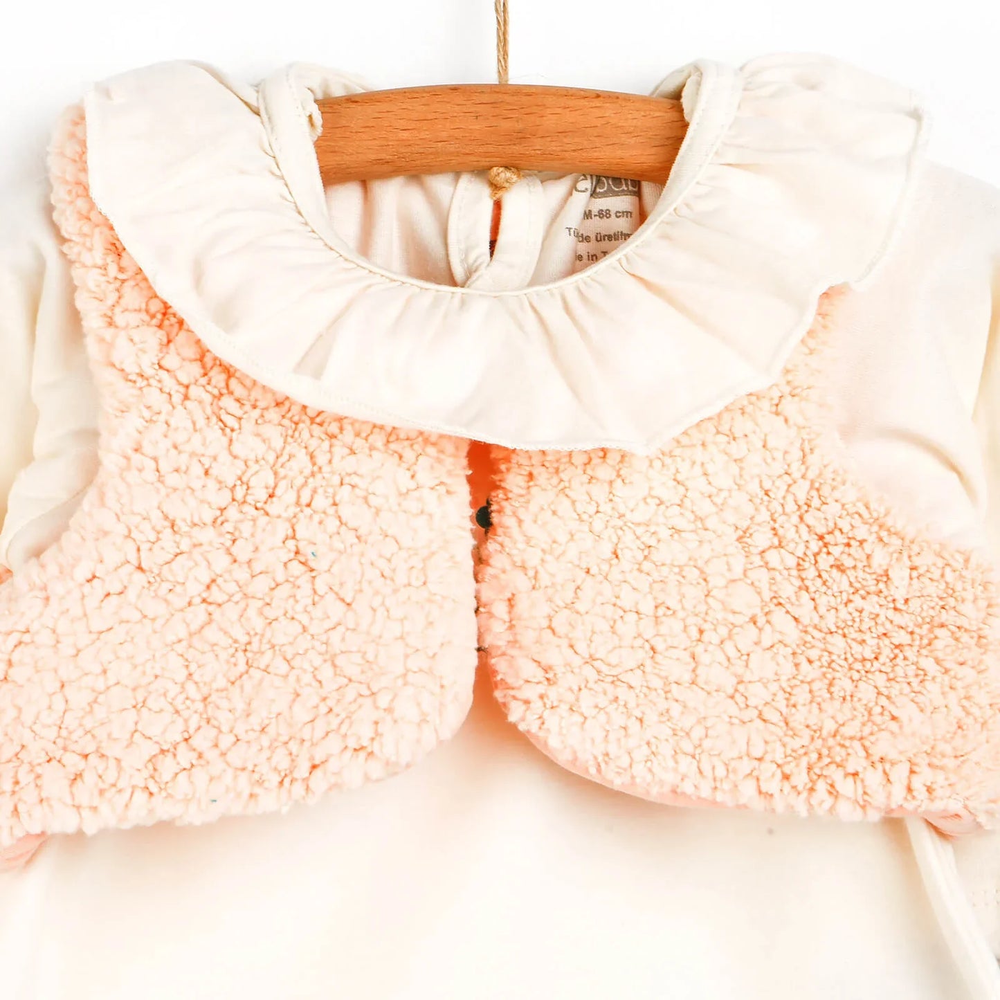 HelloBaby Sweatshirt-Vest-Bottom - Beige