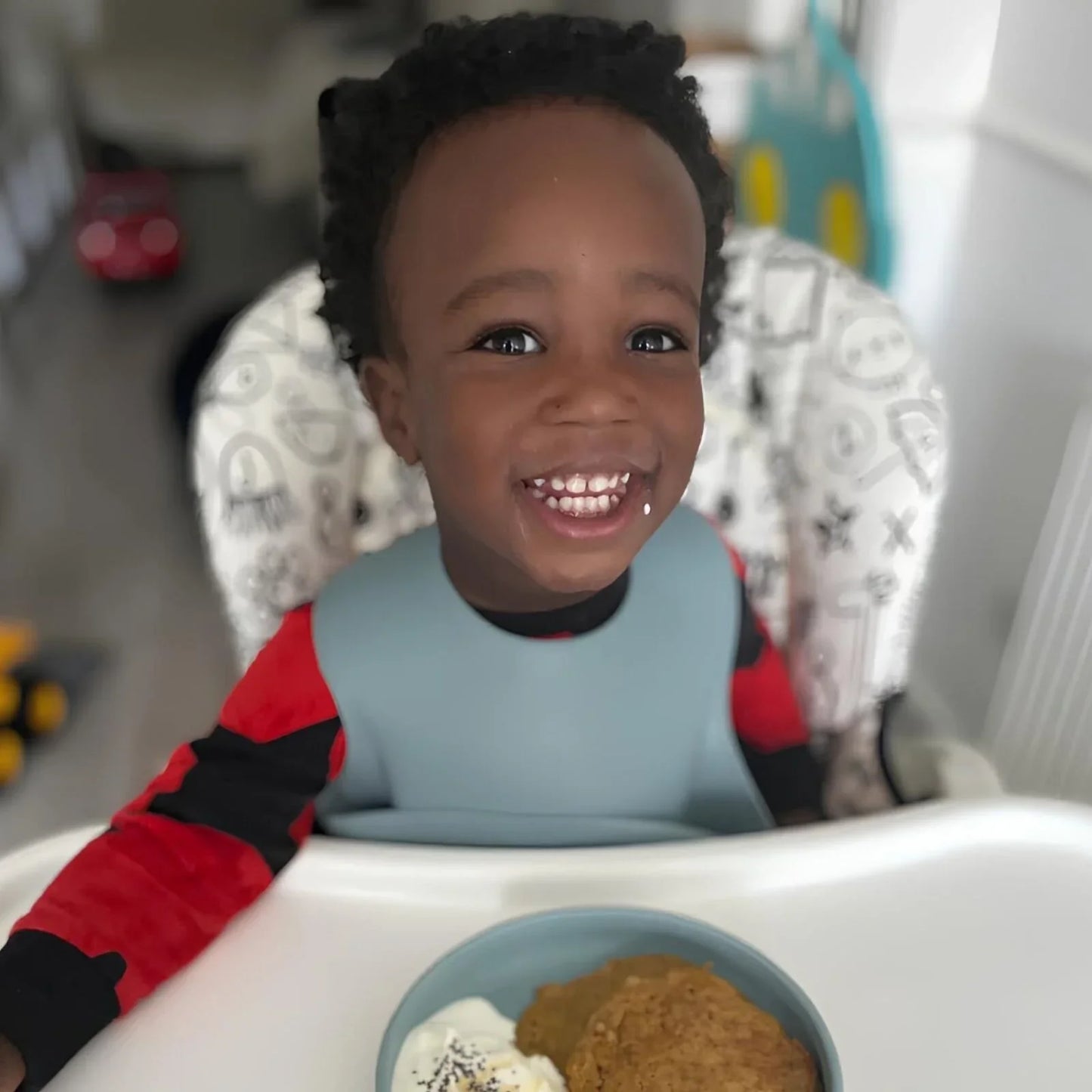 BLW Essentials Silicone Feeding Set - Dusky Blue