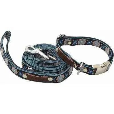 Elegant Cotton Dog Collar with Personalised Engraved Charm by Lollipollipocket-4