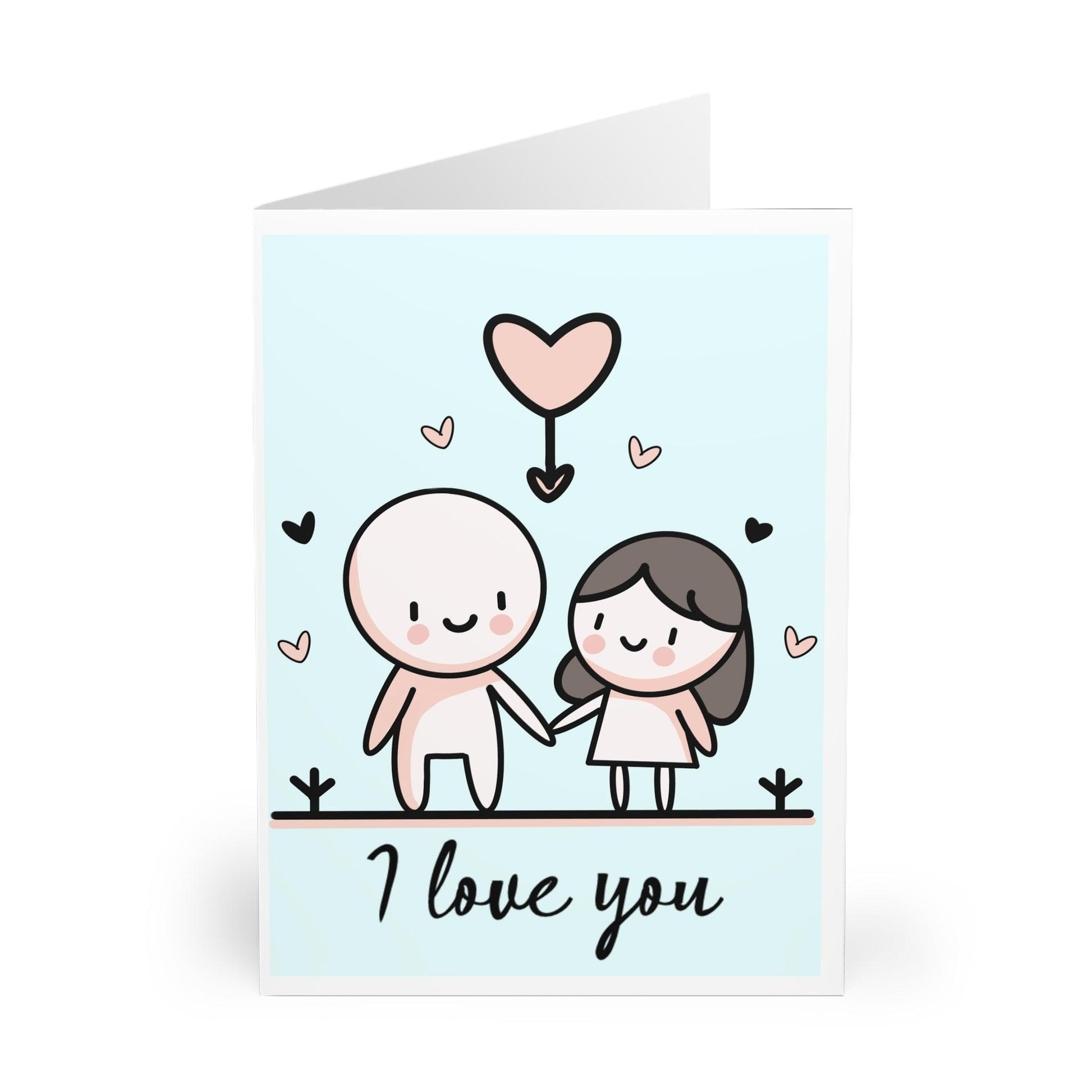 Elegant Love Card – Timeless Valentine, Birthday or More - mezetto KEOLIX KEOLIX