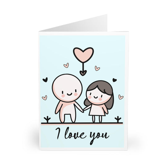 Elegant Love Card – Timeless Valentine, Birthday or More - mezetto KEOLIX KEOLIX
