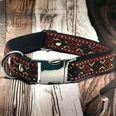 Elysian Paws Engraved Charm Medium Dog Collar-0
