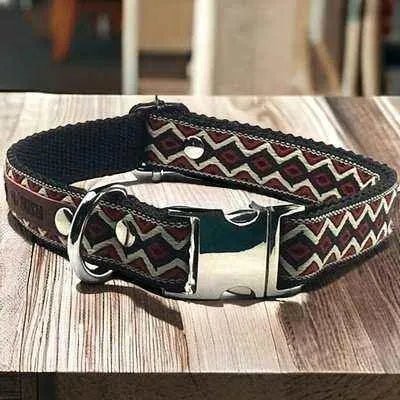 Enchanted Paws Cotton Dog Collar - mezetto