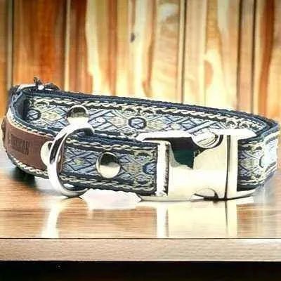 Engraved Cotton Dog Collar for Small Breeds-0