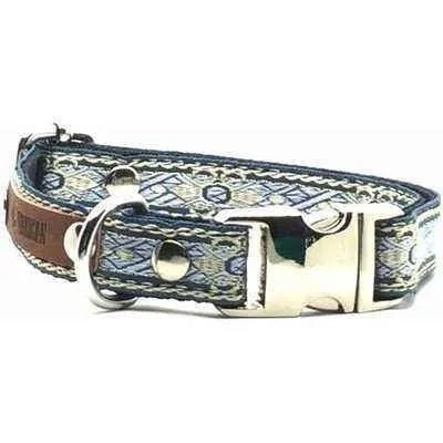 Engraved Cotton Dog Collar for Small Breeds - mezetto