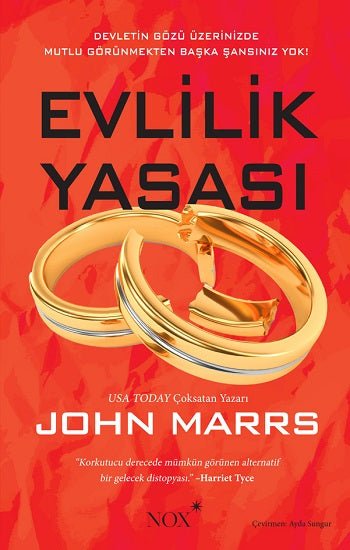 Evlilik Yasası – John Marrs – Nox Yayınları – kitap kapağı
