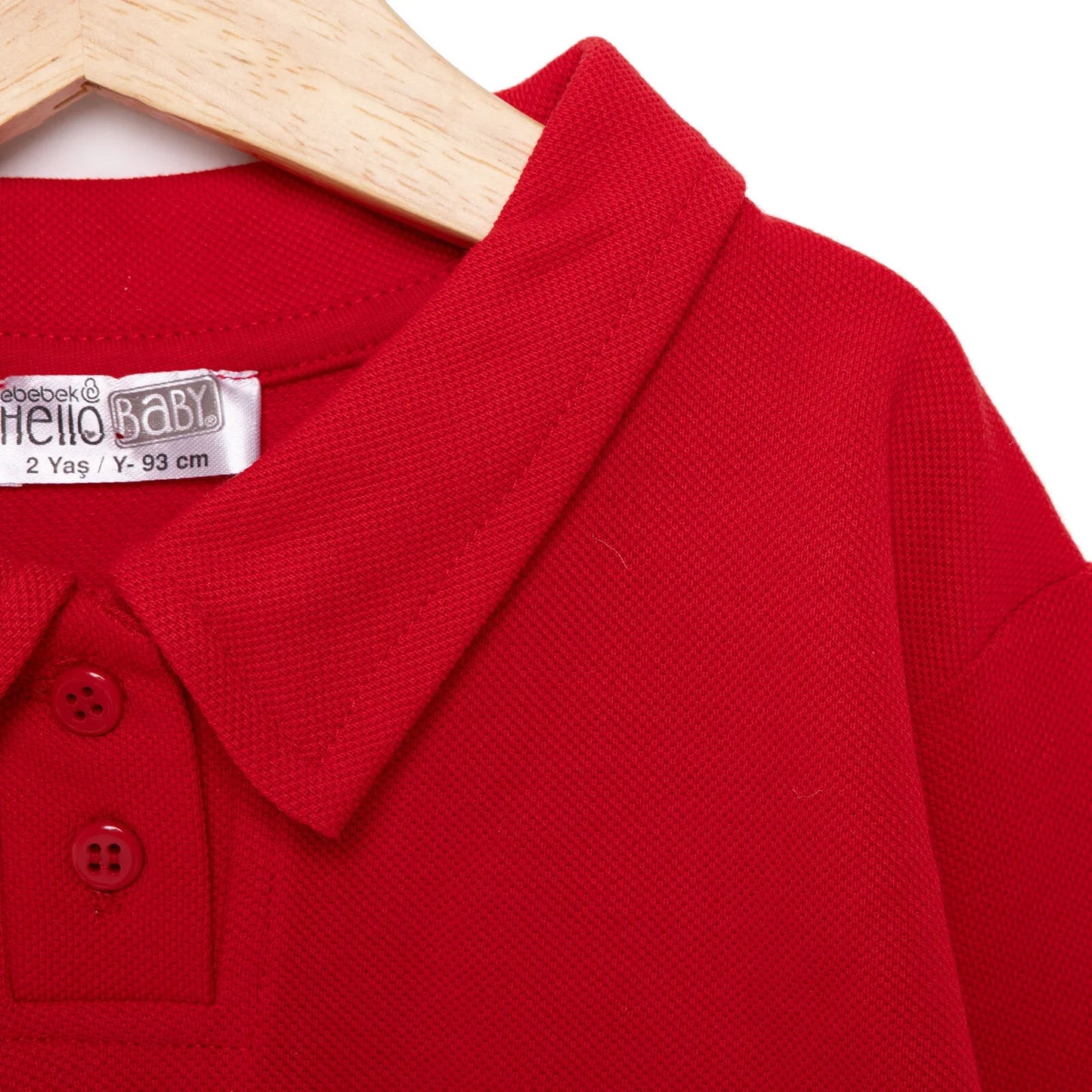 HelloBaby Celebration Unisex Long Sleeve Bodysuit - Red