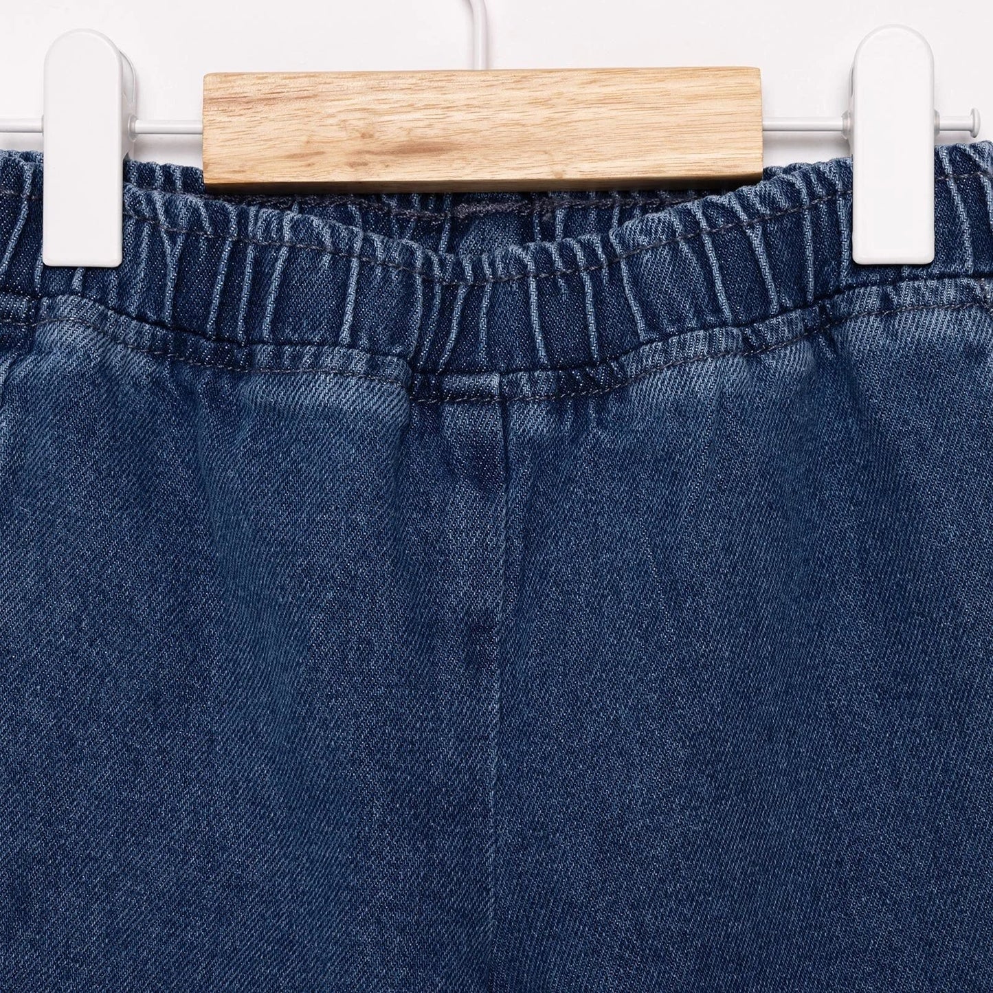 HelloBaby Tulip Girl Denim Pants - Navy Blue