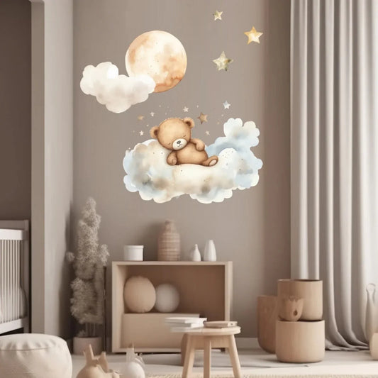 Live Vida Sleeping Bear Large Wall Art Sticker