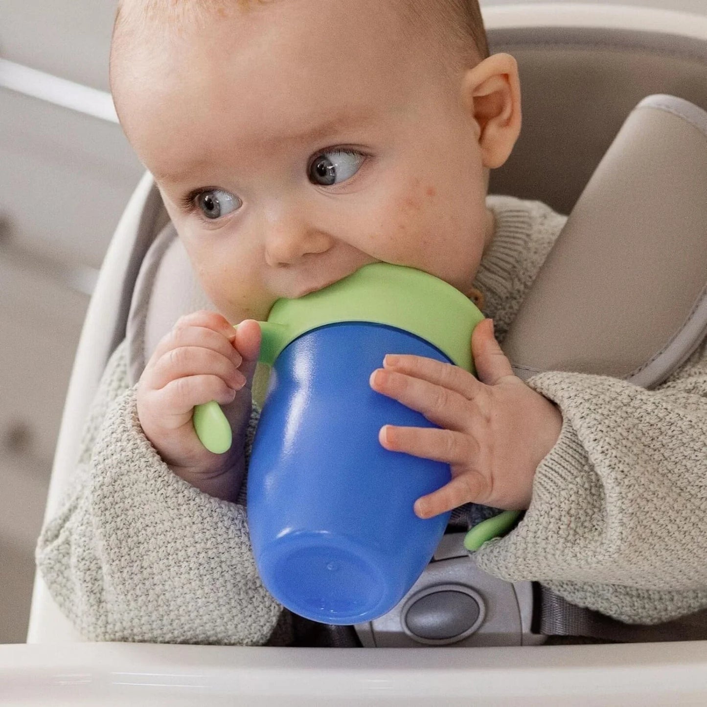 Nuby All Around Short Cup with Handles 210ml Assorted