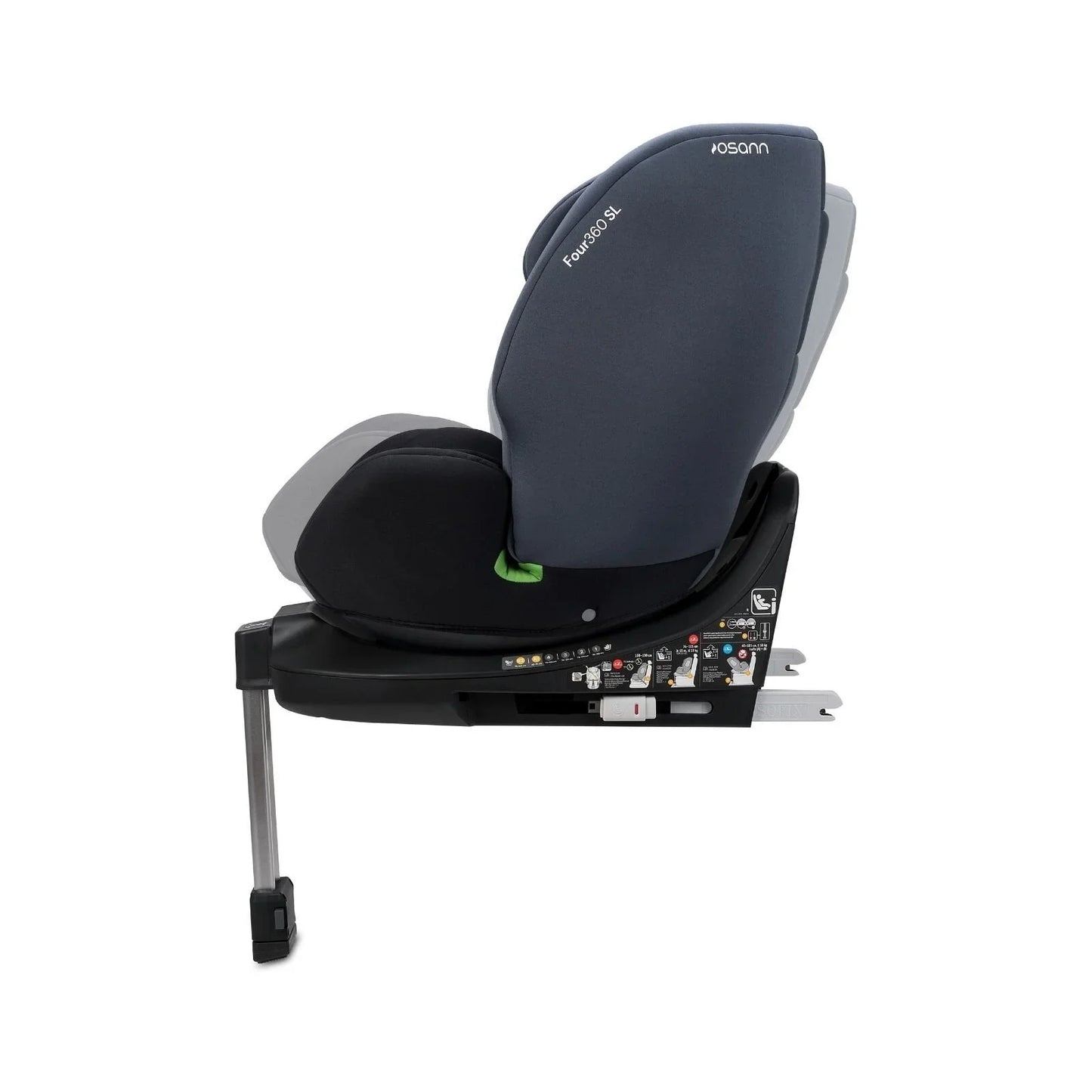 Osann Four360 0+/1/2/3 SL ECE R129/04 Car Seat - Black Grey