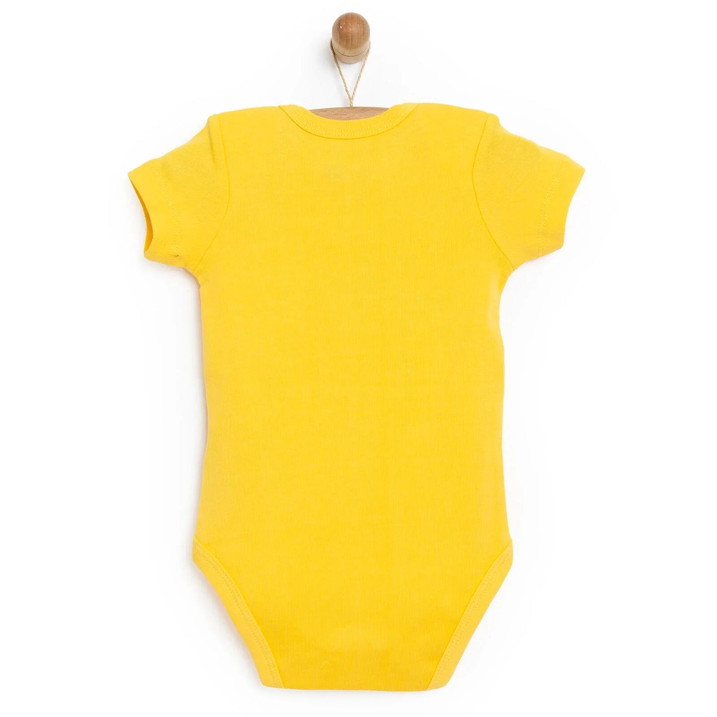HelloBaby Short Sleeve Bodysuit - Yellow