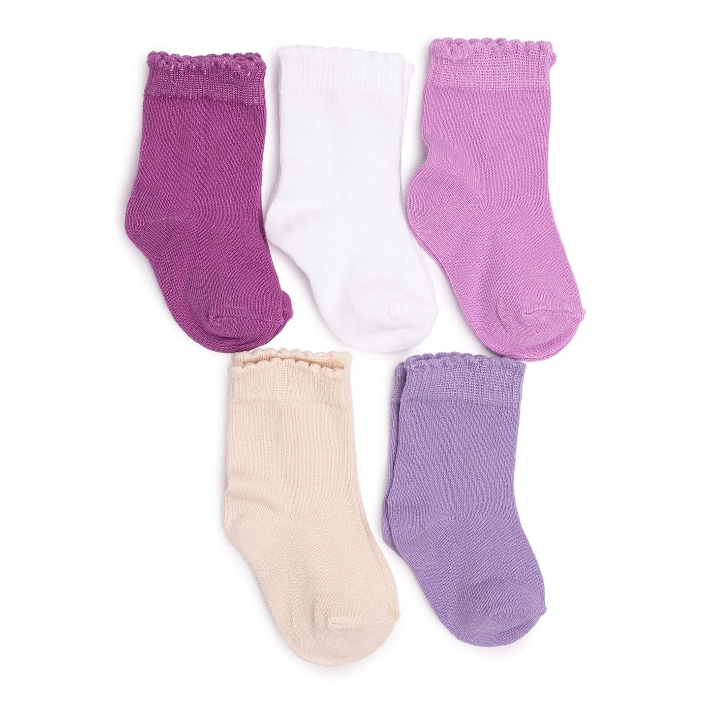 HelloBaby Ankle Socks 5 pcs - Lilac