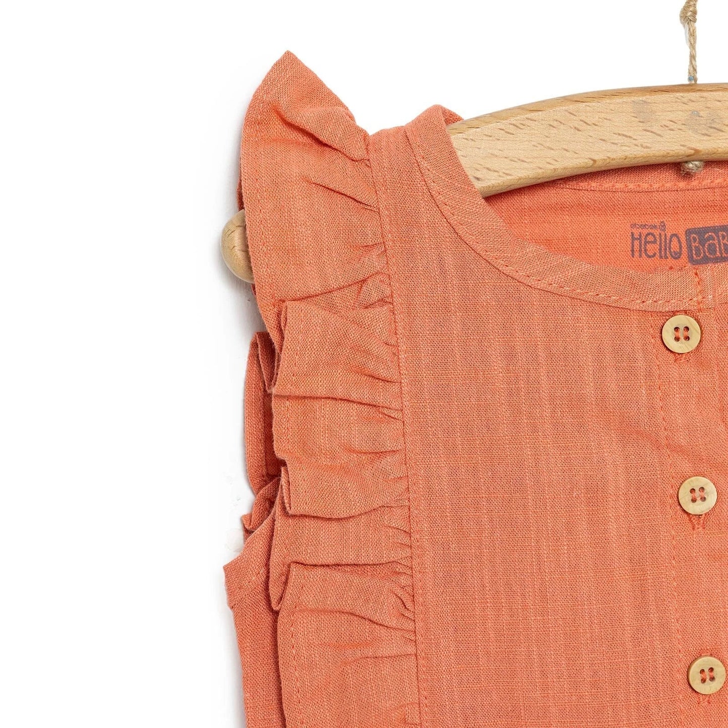 HelloBaby Baby Girl Athlete Bodysuit - Vermilion