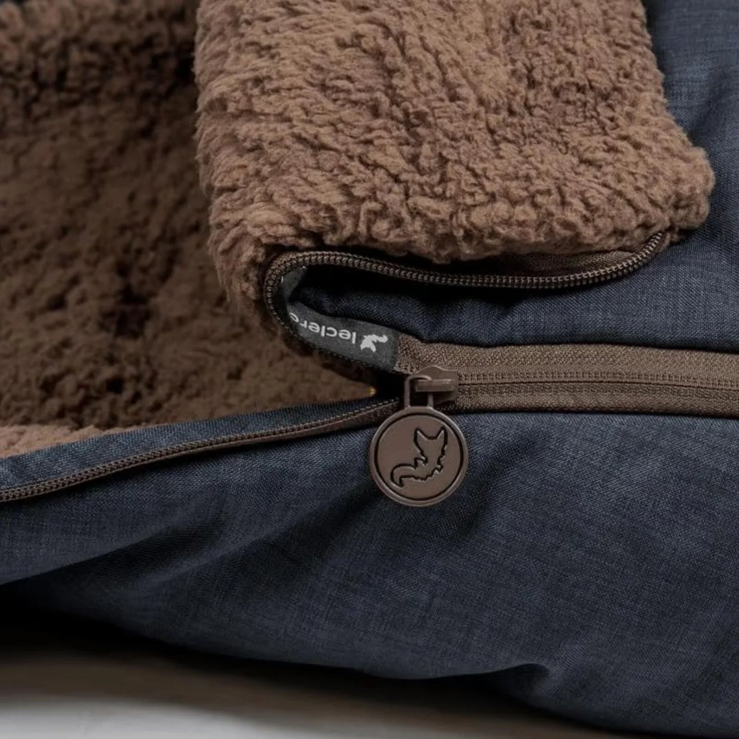 Leclerc Baby Influencer Air Footmuff Teddy - Denim Blue