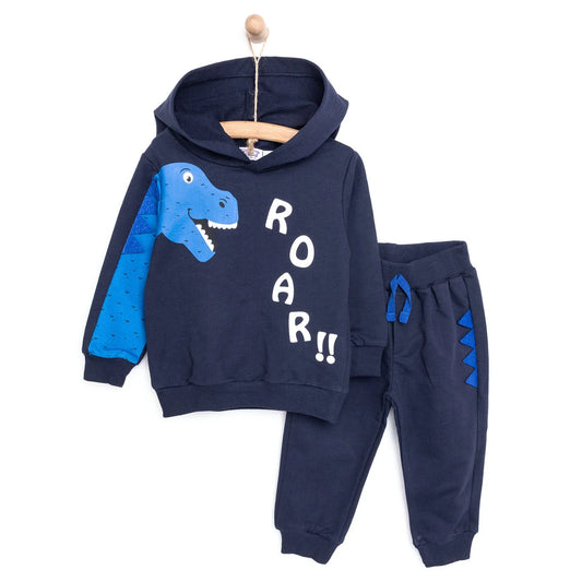 Cocux Animals Baby Boy Tracksuit - Navy Blue