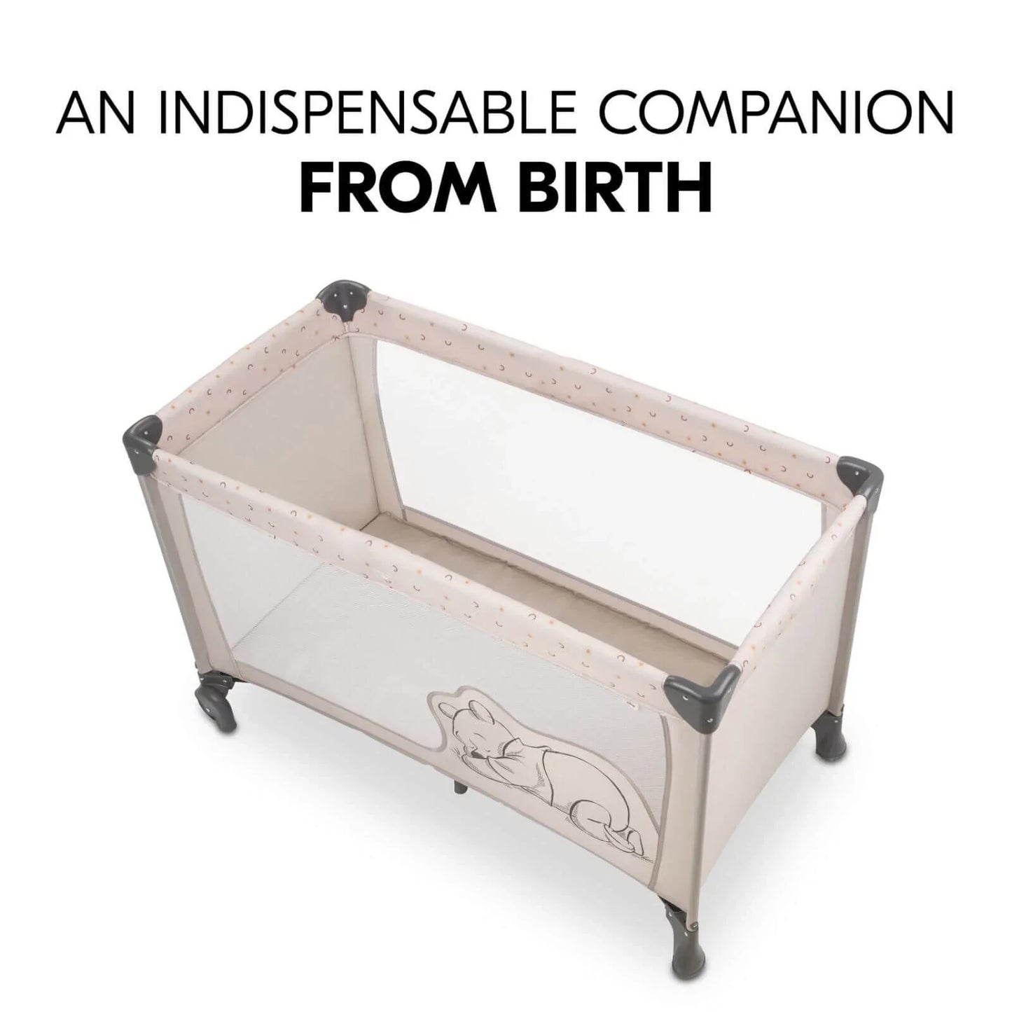 Hauck Dream N Play Go Travel Cot - Winnie the Pooh