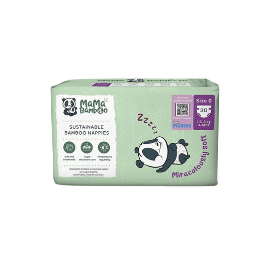 Mama Bamboo Sustainable Bamboo Size 0 - 30 nappies