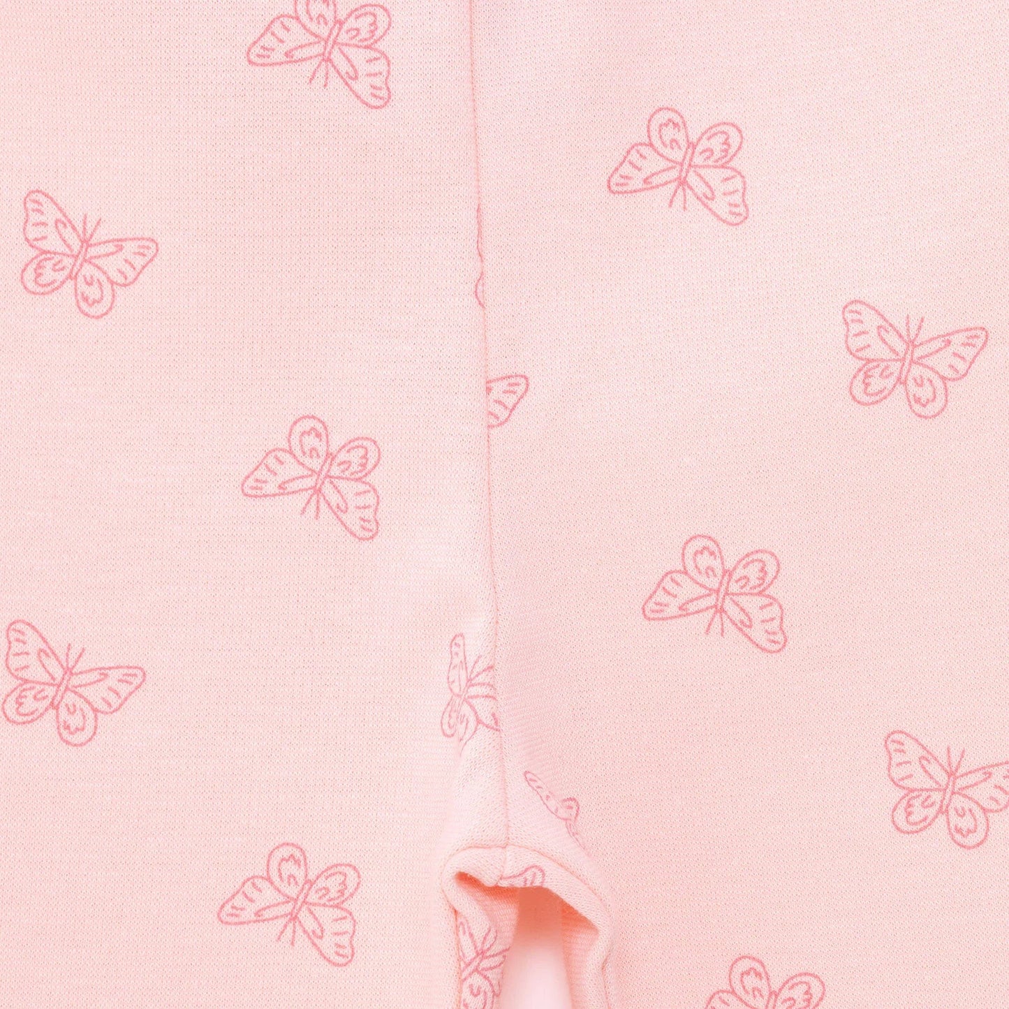 HelloBaby Basic Girl Butterfly Patterns Leggings - Light Pink