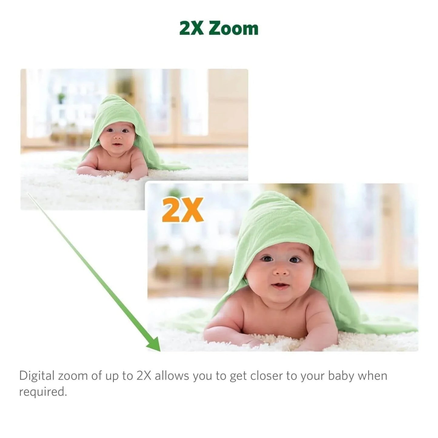 LeapFrog 5" Night Light Video Monitor