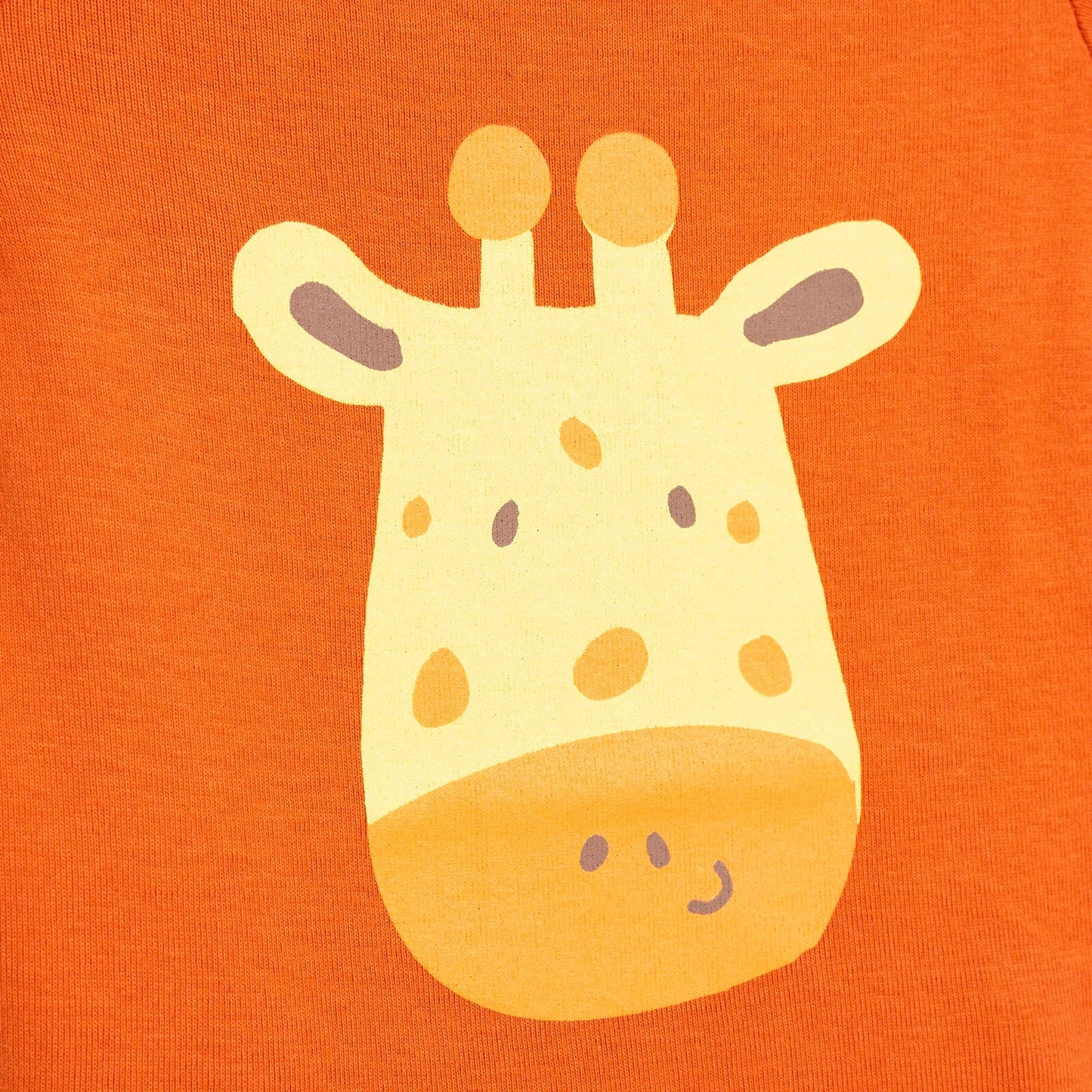 HelloBaby Short Sleeve Bodysuit - Dark Orange