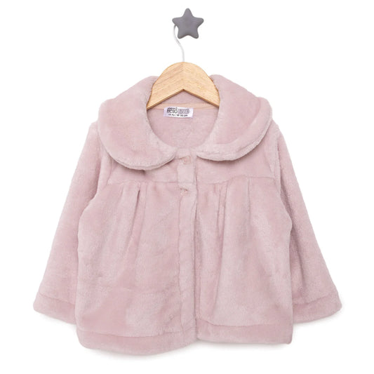 HelloBaby Basic Girl Welsoft Cardigan - Powder