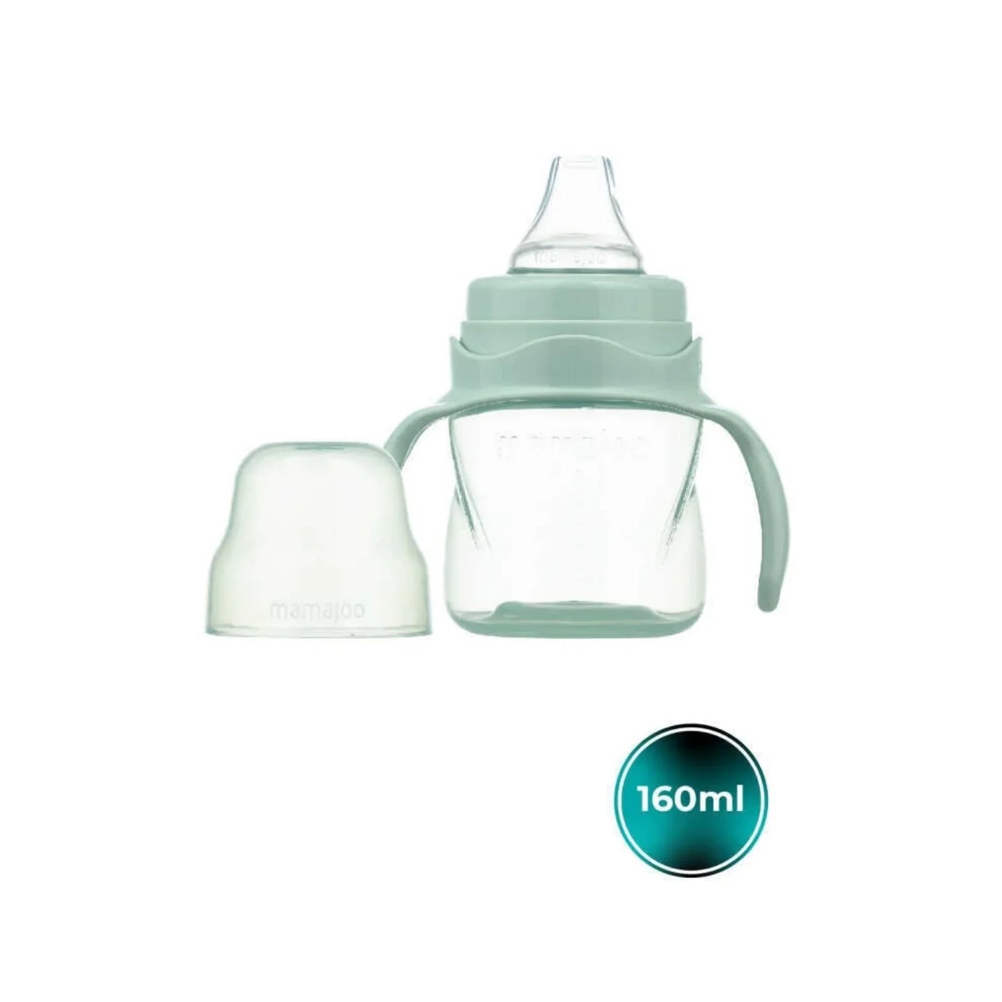 Mamajoo Training Cup with Handles 6+ months 160ml - Powder Green