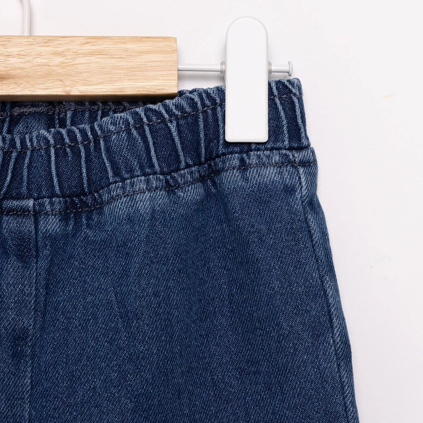 HelloBaby Tulip Girl Denim Pants - Navy Blue