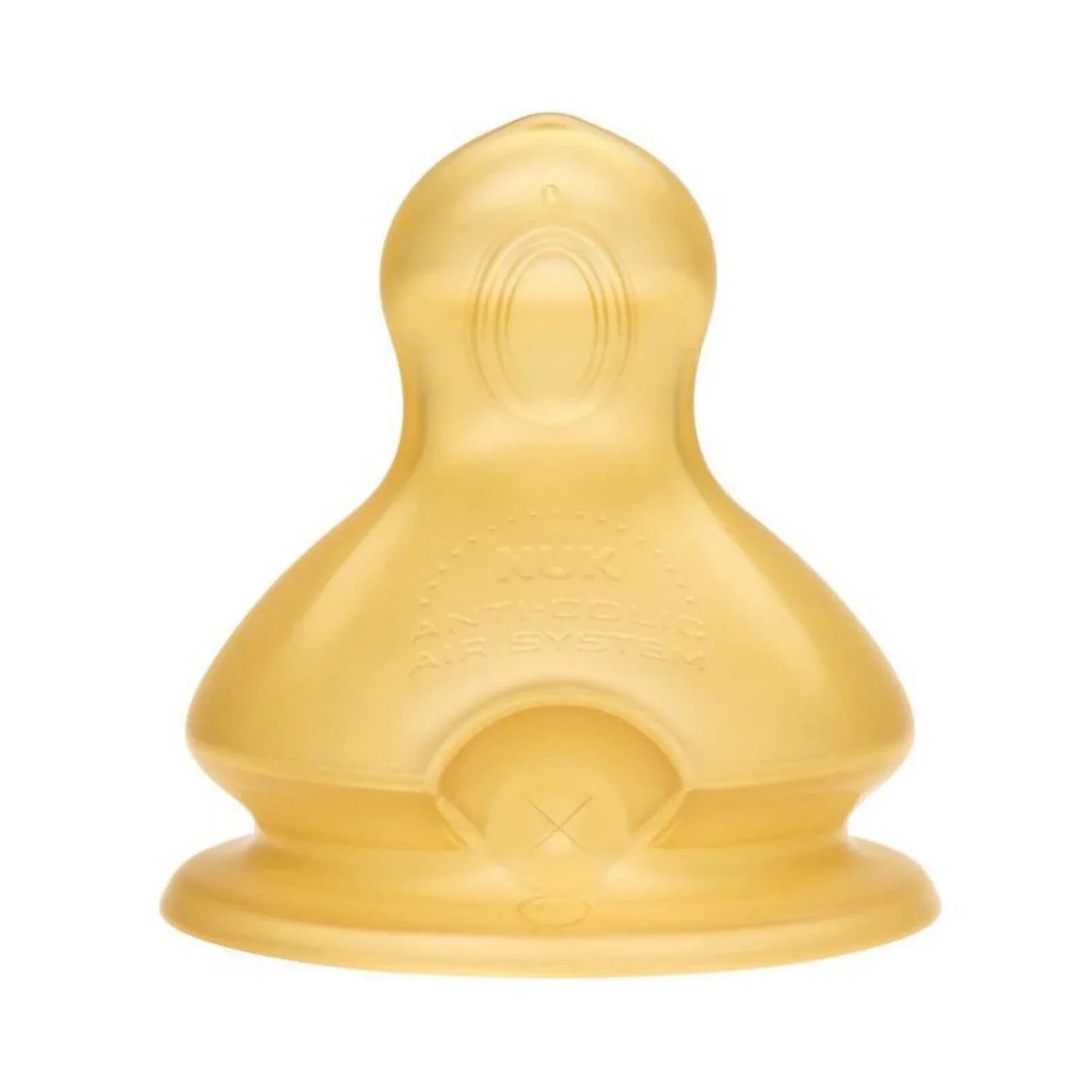 NUK First Choice+ Latex Teats Medium Feed Hole 0-6 months