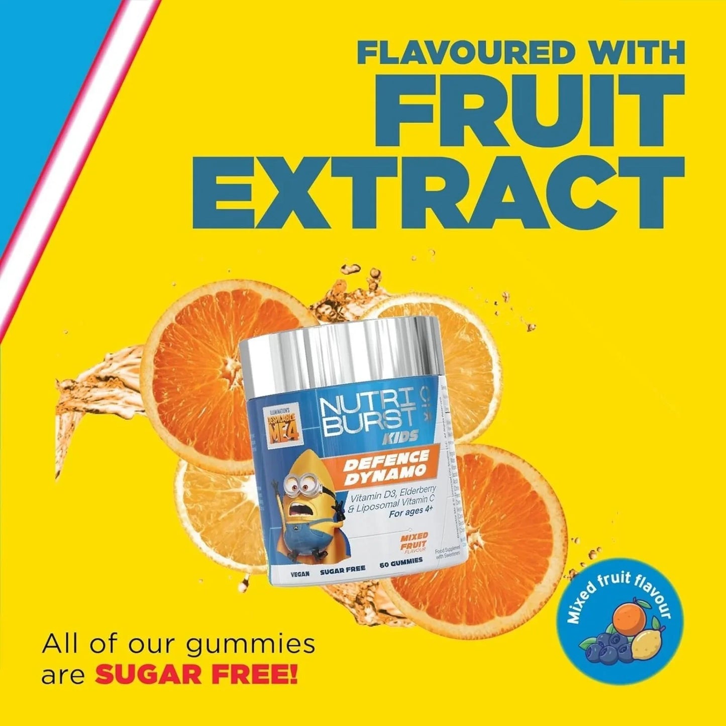 Nutriburst Minions Defence Dynamo Vitamins 4+ years 60 pcs